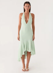 Darline Midi Dress - Pistachio