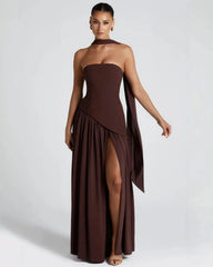 Isadora Chic Slit Maxi Dress