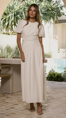 Merilia Maxi Dress - Cream