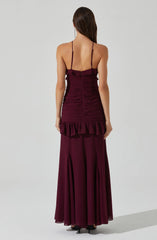 Sandora Ruffle Detail Maxi Dress