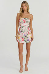 Birthday in Positano Floral Mini Dress