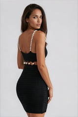 Penelope Crochet Mini Dress