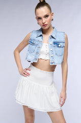 Back To The Basics Denim Vest