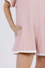 Pink Whisper Romper