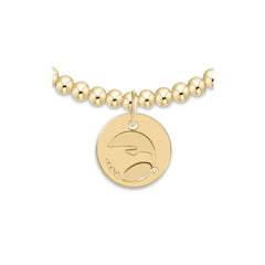 eCOLLEGIATE Classic Gold 3mm Bracelet - Georgia Southern University