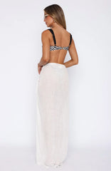 Ocean Oasis Sarong White