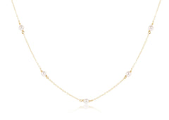 Choker Simplicity Chain Gold - Pearl 4mm
