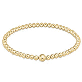 Classic Gold 4mm Bead Bangle