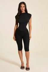 The Brielle Capri Bottoms in Black