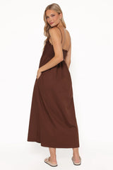 Josie Maxi Dress - Brown