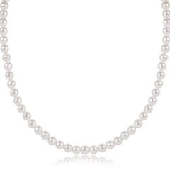 Choker Beaded - Classic Pearl 5mm