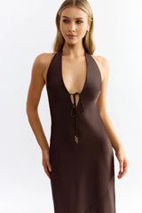 Diaz Dress - Chocolate
