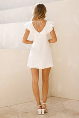 Lemonade Dreams Mini Dress White