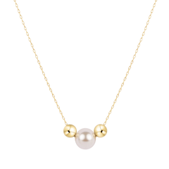 16" Necklace Gold - Purpose Pearl
