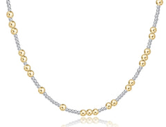 Choker Beaded - Hope Unwritten Mixed Metal 4mm