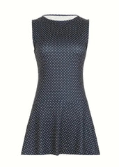 Polka Dot Sleeveless Mini Dress