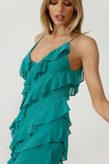Etienne Dress - Deep Teal