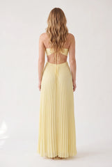 Megan | Halter Neckline Maxi Dress