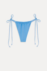 Tia Skimpy String Bikini Bottom - Azure