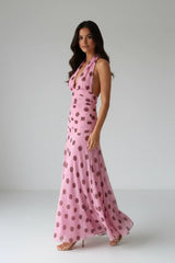 Megan | Polka Dot Maxi Dress