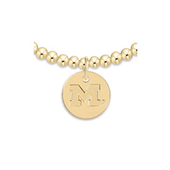 eCOLLEGIATE Classic Gold 3mm Bracelet - University of Michigan