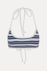 x JENNIE Star Knit Bikini Top - Arctic Stripe