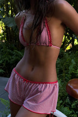 Indio Mini Short - Scarlet Stripe