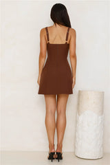 Limited Edition Mini Dress Brown