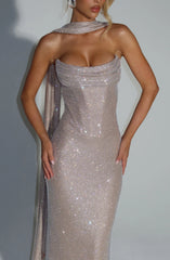 Mirabella Maxi Dress - Nude