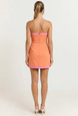 Sunset Sculpt Romper Mini Dress