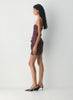 Showtime Satin Dress-Cardamon