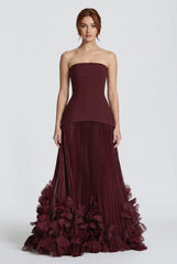 Megan | Elegant Evening Gown Maxi Dress