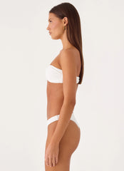 House Party Bikini Top - White