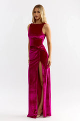 Whitney Dress - Berry