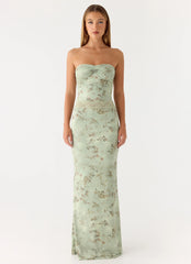 Come Through Maxi Dress Wispy Fern