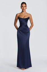 Vessa Maxi Dress - Navy