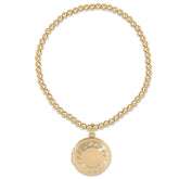Classic Gold 3mm Bracelet - Cherish Small Gold Locket