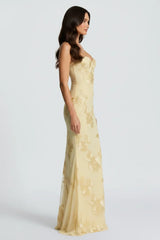 Megan | Formal Floral Maxi Dress