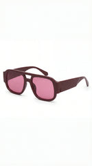 Oversized Tinted Lens Sunglasses