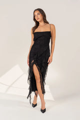 Charlene Criss Cross Back Maxi Dress