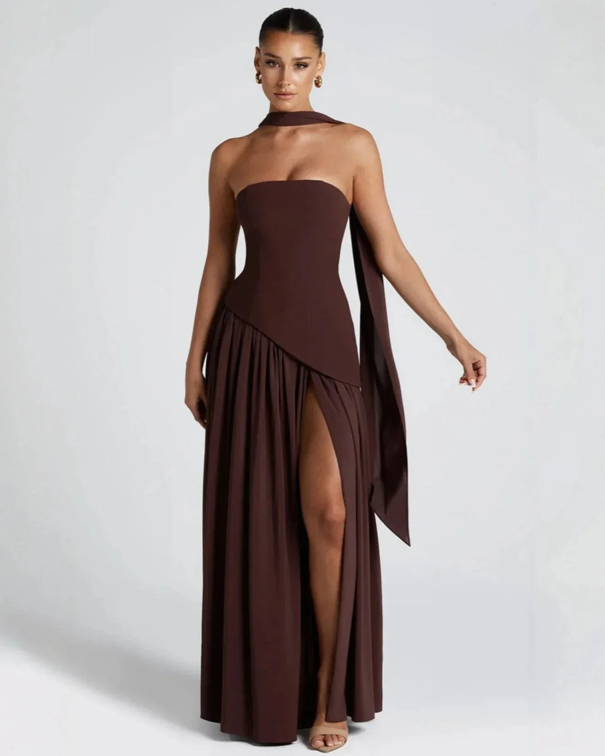Isadora Chic Slit Maxi Dress