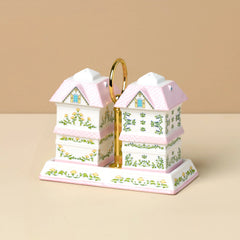Lenox Spice Village Salt & Pepper with Tray