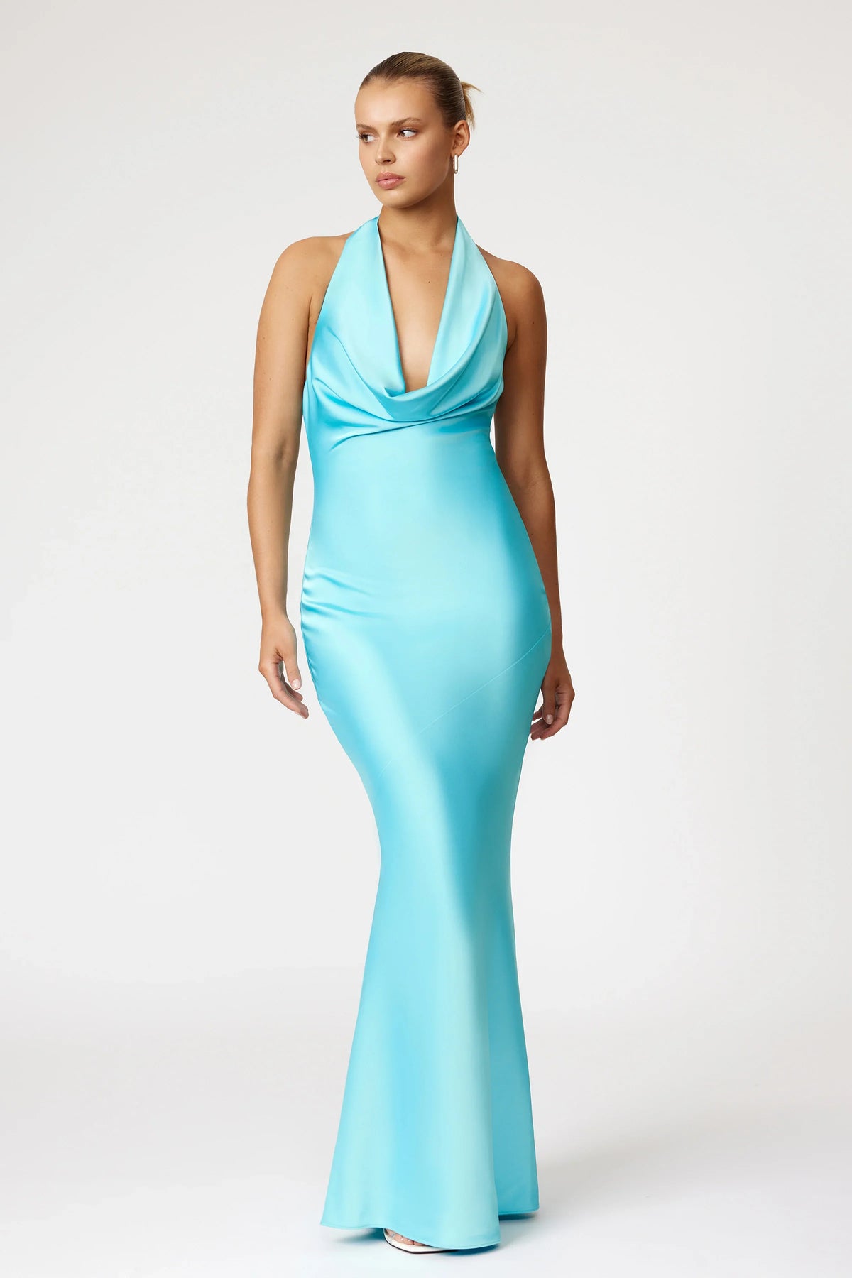 Amalia Dress - Lagoon Blue