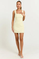 Country Club Scallop Mini Dress