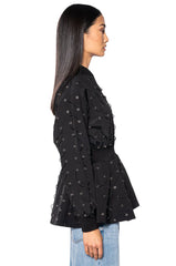 Eye Knew It Cinched Bomber Jacket