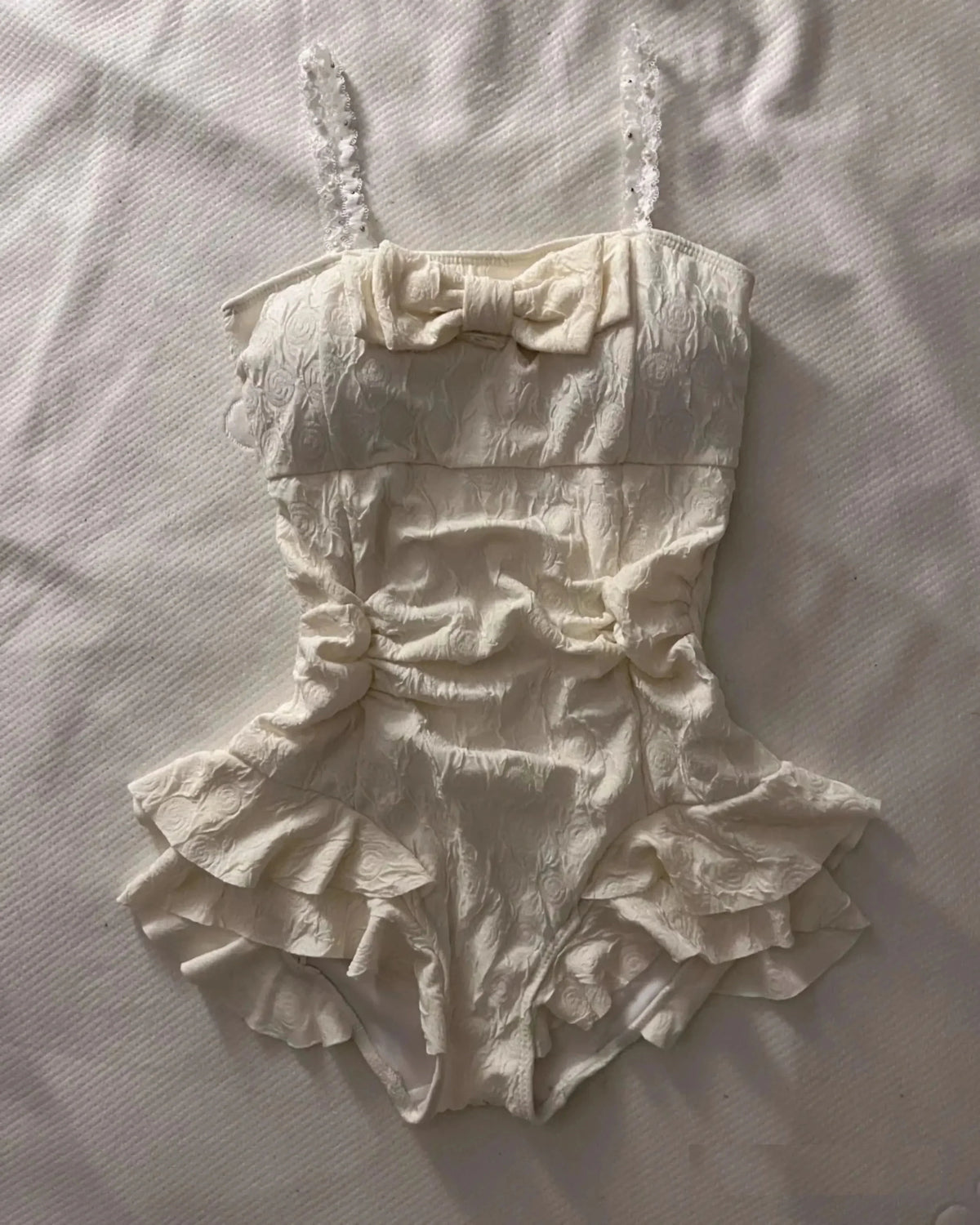 A Vintage Style Swimsuit with Delicate Timeless Details