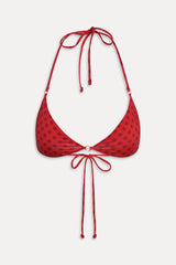 x Réalisation Par Amore Reversible Bikini Top - Aura