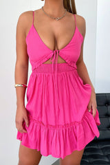 Primerose Dress - Hot Pink