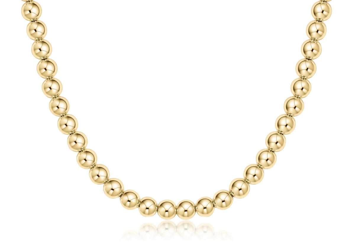 Choker Beaded - Classic Gold 6mm