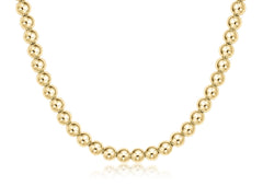 Choker Beaded - Classic Gold 6mm